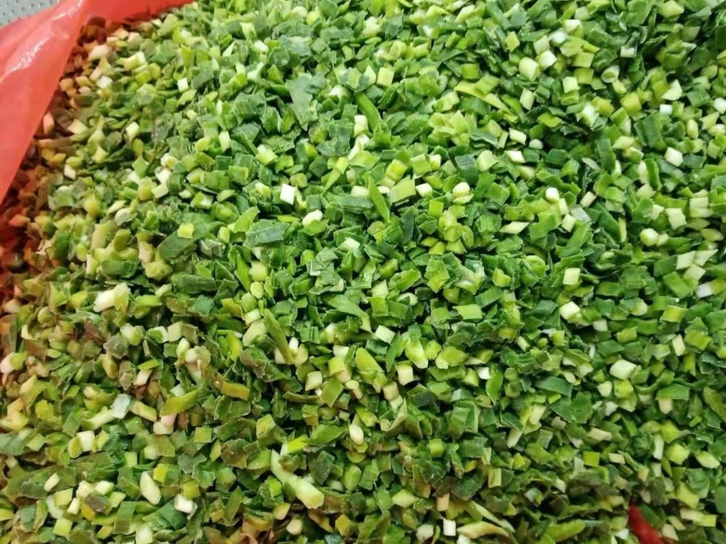 Sinocharm Brc a Approved High-Quality Vegetables IQF Green Leek Frozen Green Leek