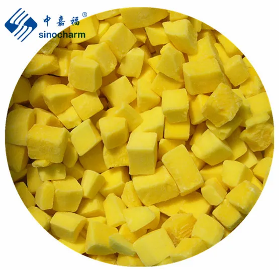 Sinocharm Brc-a Approved IQF Mango Dice Frozen Mango