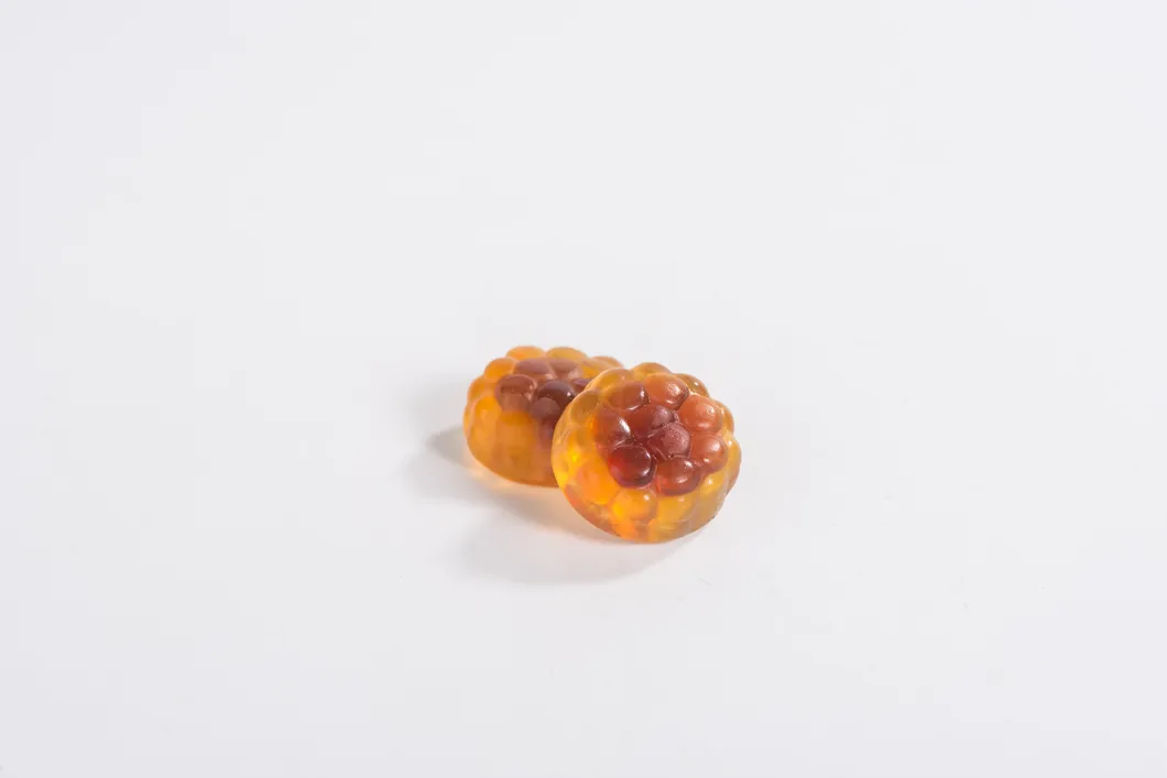 Soft Chewy Fruit Snake 65% Fruit Juice Center Filled Gummy Candy