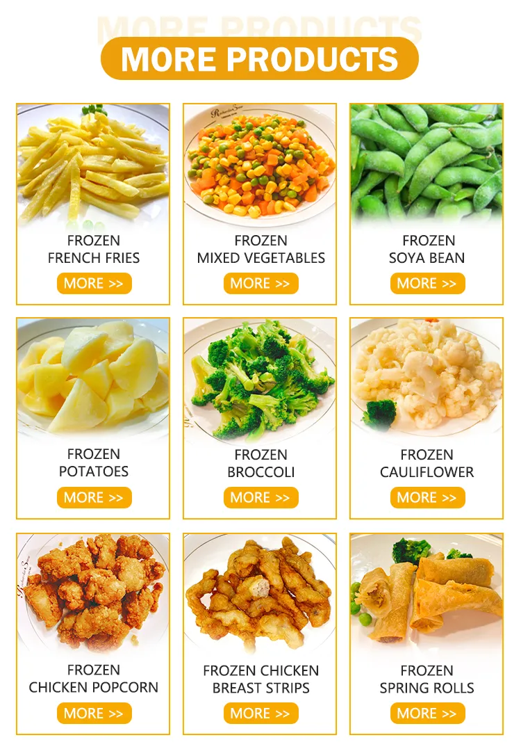Straight Cut French Fries Wholesale IQF Frozen French Fries