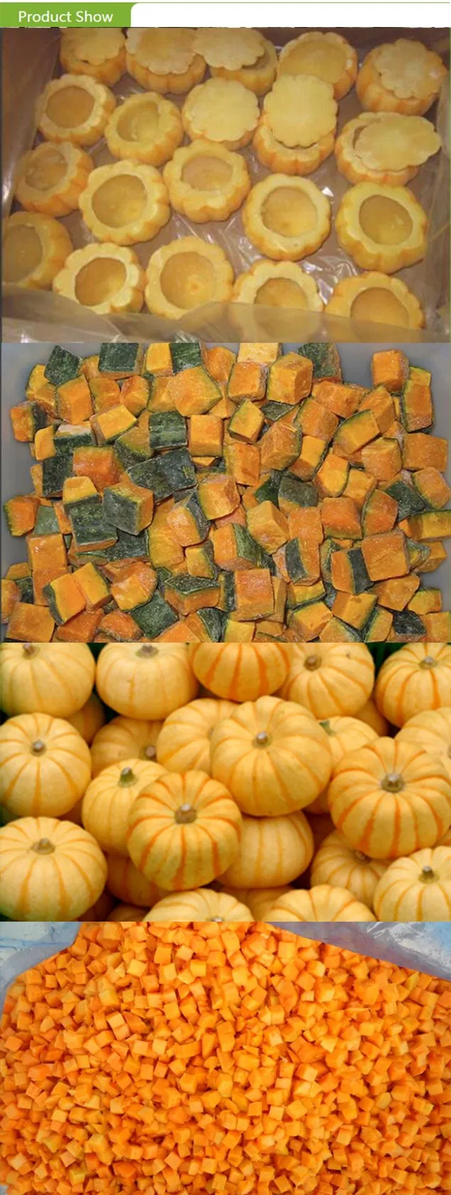 Top Quality Frozen Pumpkin Chunks
