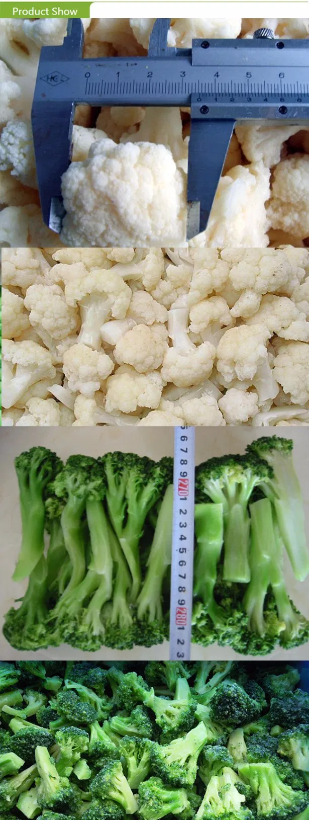 Top Quality IQF Cauliflower Steak