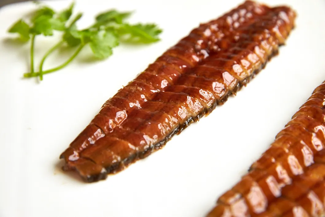 Unagi Kabayaki, Frozen Roasted Eel, Unagi Sushi Slices, Unagi Cuts, Unagi Flakes, Frozen Prepared Eel, Packed in Vacuum Bag/Bulk