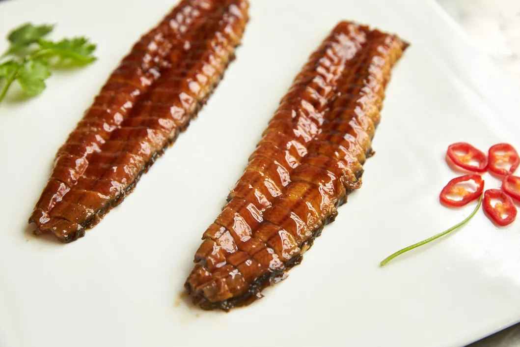 Unagi Kabayaki, Frozen Roasted Eel, Unagi Sushi Slices, Unagi Cuts, Unagi Flakes, Frozen Prepared Eel, Packed in Vacuum Bag/Bulk