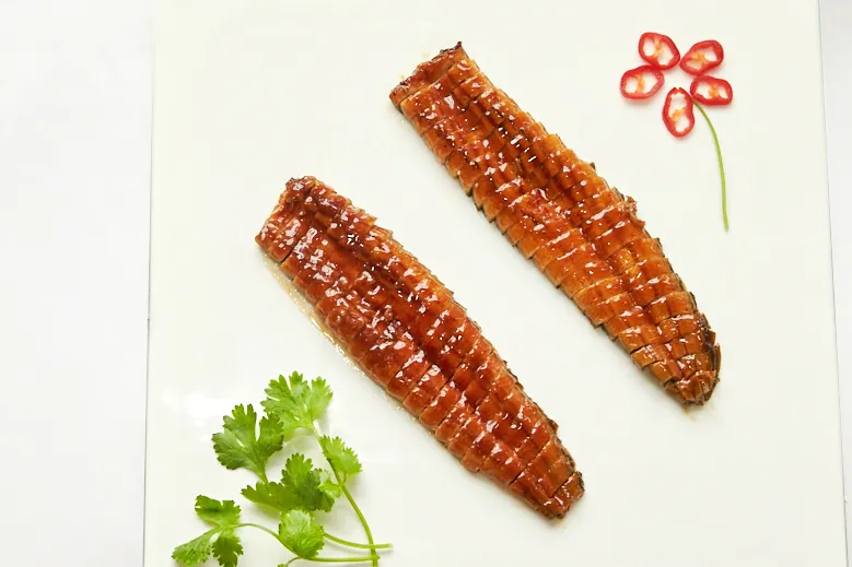 Unagi Kabayaki, Frozen Roasted Eel, Unagi Sushi Slices, Unagi Cuts, Unagi Flakes, Frozen Prepared Eel, Packed in Vacuum Bag/Bulk