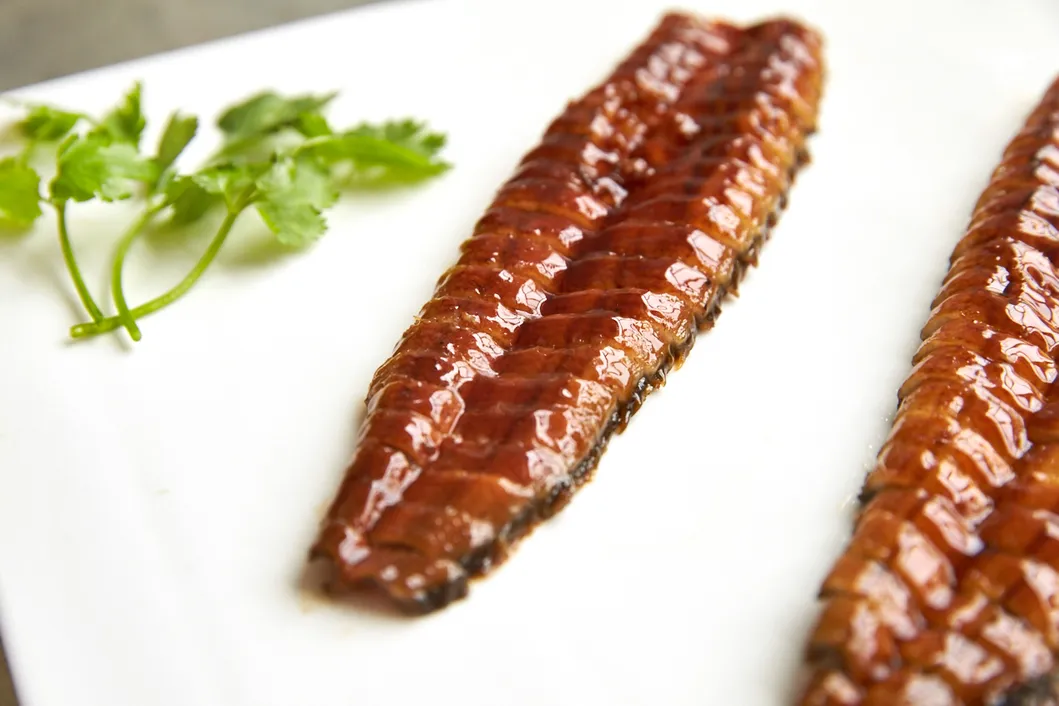Unagi Kabayaki, Frozen Roasted Eel, Unagi Sushi Slices, Unagi Cuts, Unagi Flakes, Frozen Prepared Eel, Packed in Vacuum Bag/Bulk