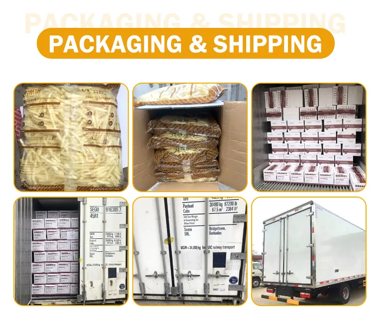 Wholesale Good Quality Flavored French Potato Fries IQF Frozen Hash Browns